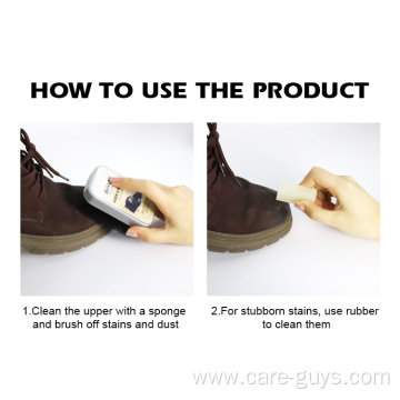 suede & nubuck shoes sponge cleaner leather